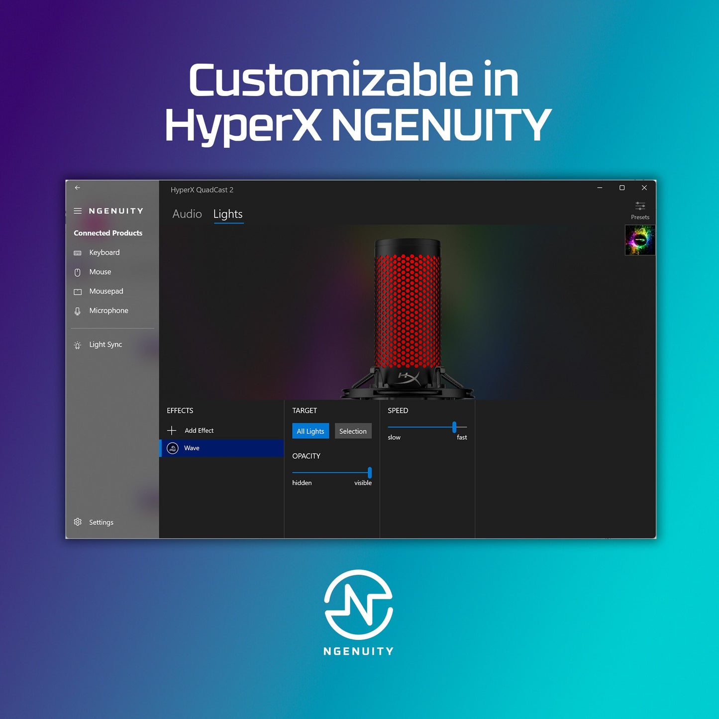 HyperX QuadCast 2 – Microfone USB