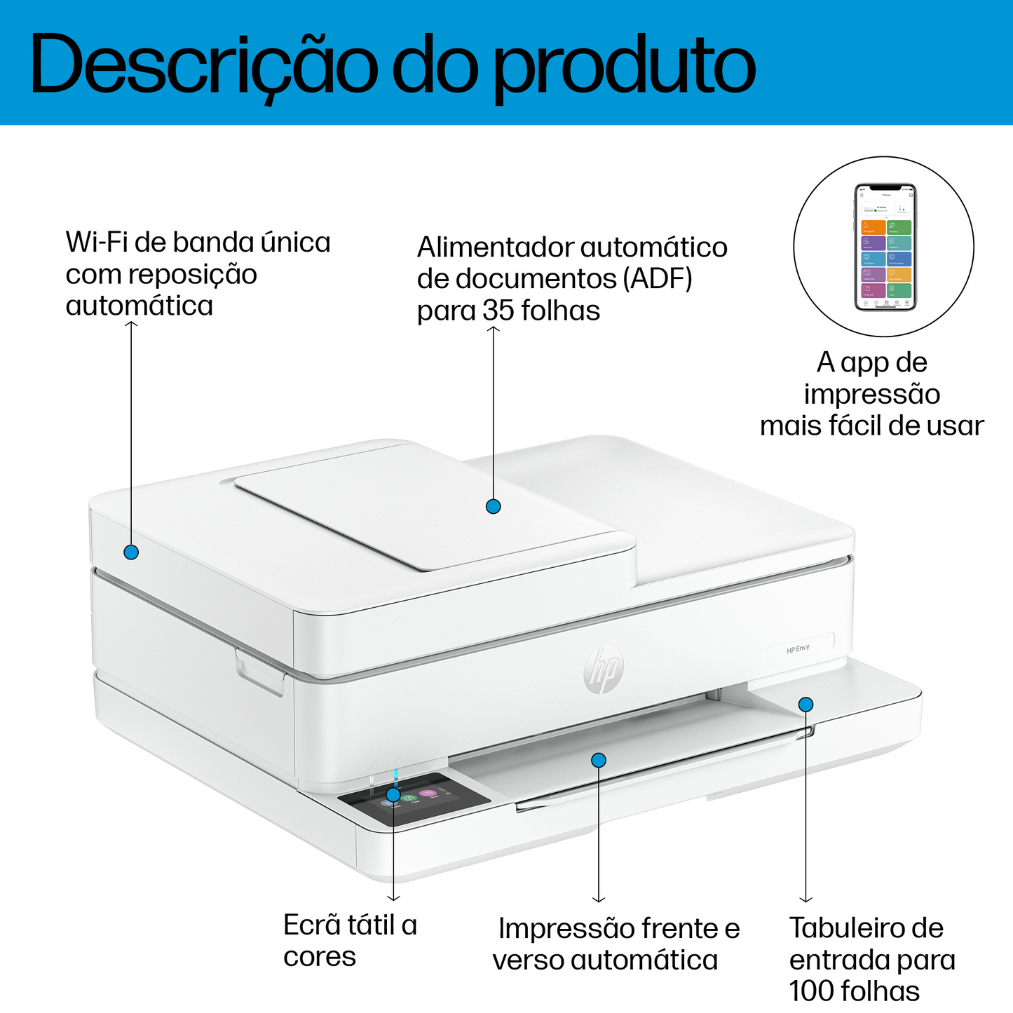 Multifunções HP ENVY 6530e