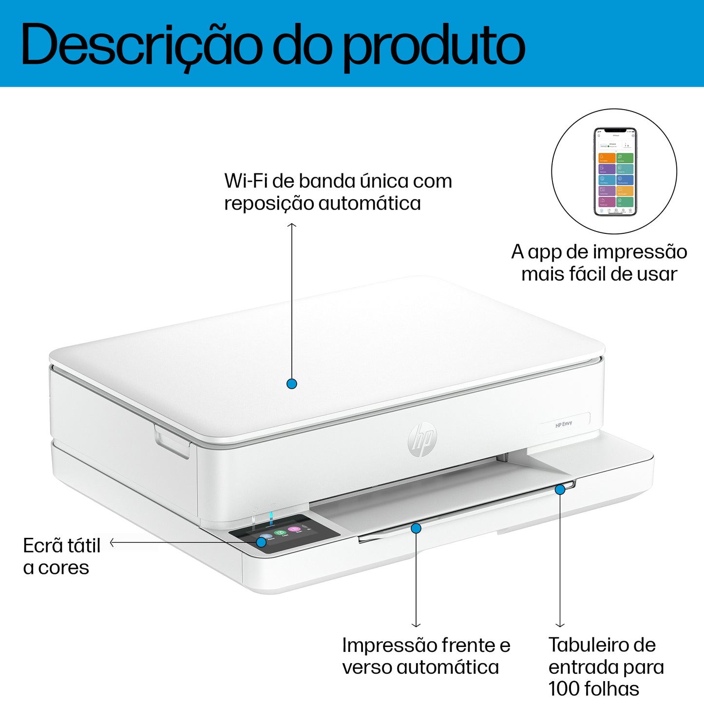 Multifunções HP ENVY 6110e